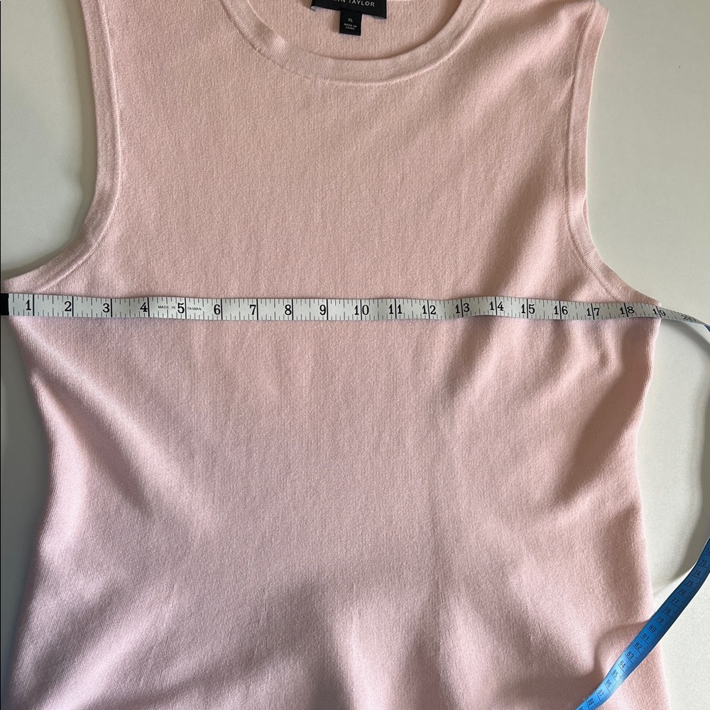 Ann Taylor Blush Pink Sleeveless Tank Top - Picture 8 of 12